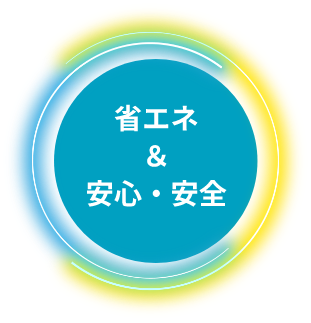 省エネ＆安心・安全